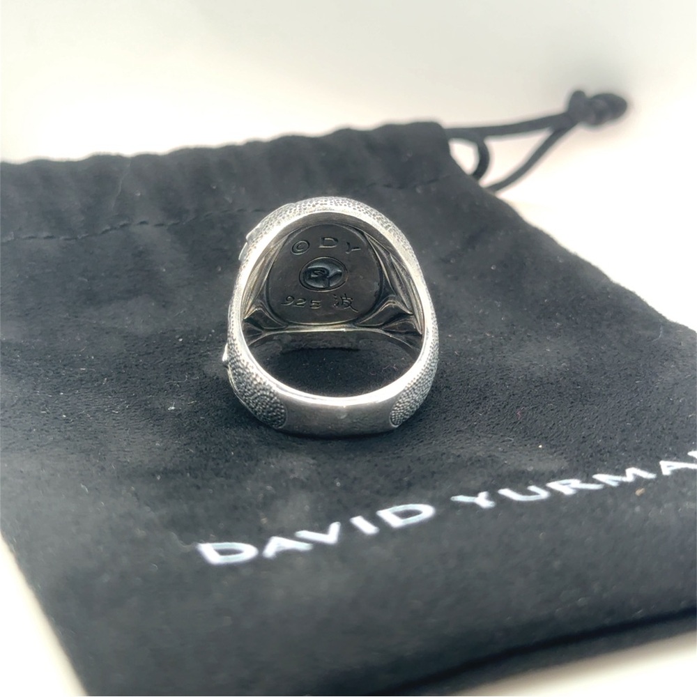 ✨ David Yurman Skull Sterling Silver Ring | Size 11 ✨ - Picture 4 of 7